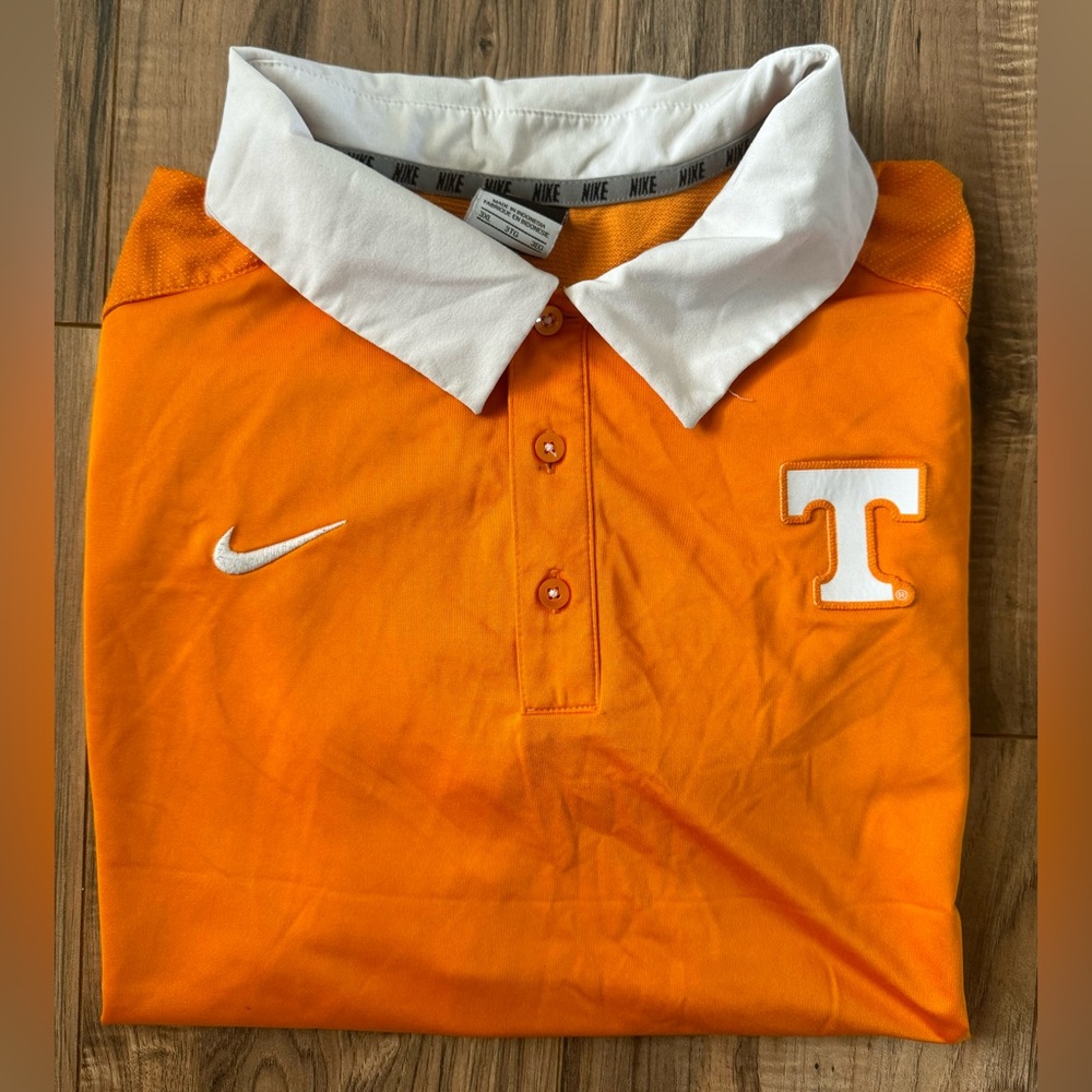 Orange and White University of Tennessee Polo